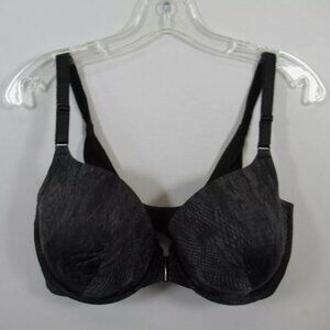 Torrid 360 Back Smoothing Bra 40G Snakeskin Print Underwire Front Close